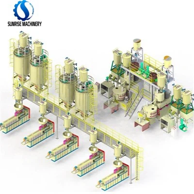Sistema de transmisión de mezcla de pesaje automático